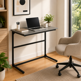 Modern Compact Study Table with Metal Frame – Multipurpose Laptop Table for Home & Office