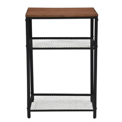 Modern Side Table with Metal Frame – Table for Living Room & Bedroom