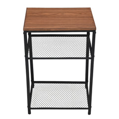 Modern Side Table with Metal Frame – Table for Living Room & Bedroom