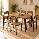 Modern 6-Seater Dining Table Set