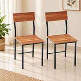 Set of 2 Chairs for Home, Kitchen, Office & Cafe