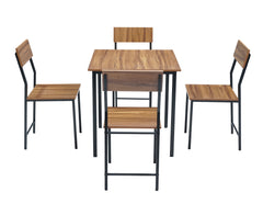 Compact Dining Table Set with 4 Chairs – Dining Set for Home
