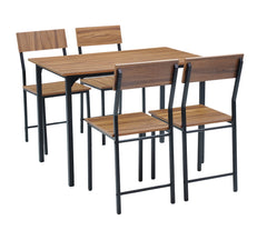 4-Seater Dining Table Set with Chairs – Finish Rectangular Dining Set