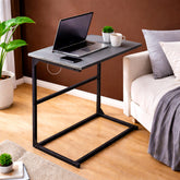 Modern Compact Study Table with Metal Frame – Multipurpose Laptop Table for Home & Office