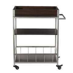 3-Tier Utility Storage Trolley with Wheels