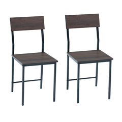 Set of 2 Chairs for Home, Kitchen, Office & Cafe