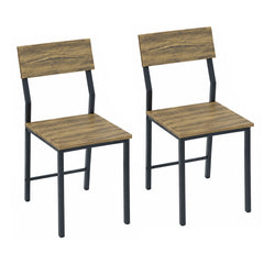 Set of 2 Chairs for Home, Kitchen, Office & Cafe
