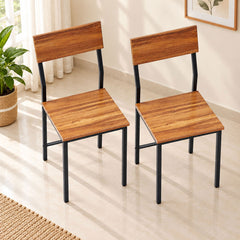 Set of 2 Chairs for Home, Kitchen, Office & Cafe