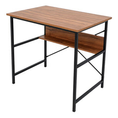 Modern Engineered Wooden Study Desk with Storage Shelf Computer Desk & Writing Table for Home & Office