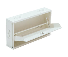 Wall-Mounted Shoe Rack with Storage Ledge – Compact Shoe Organizer