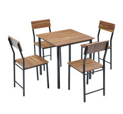 Compact Dining Table Set with 4 Chairs – Dining Set for Home